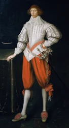Portrait of a Gentleman, Possibly a Member of the Poulett Family, late 1620s